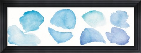 Framed Watercolor Stones II Print