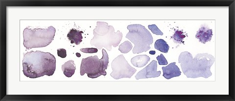 Framed Watercolor Stones I Print