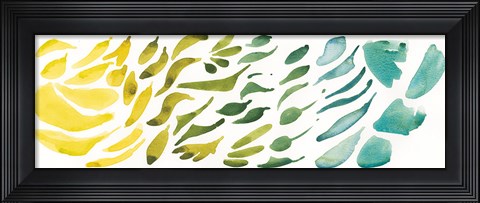 Framed Watercolor Ripple Print