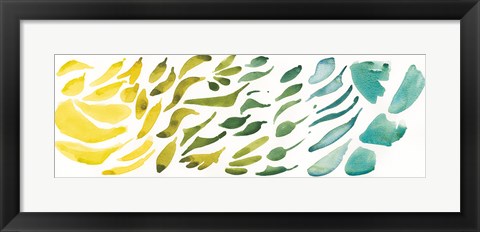 Framed Watercolor Ripple Print