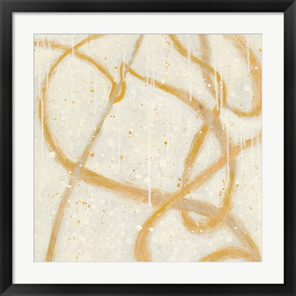 Framed Another Snowy Day Gold Print