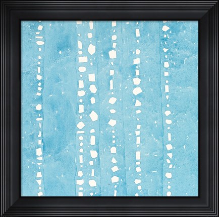 Framed Wishy Washy Blues I Print