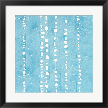 Framed Wishy Washy Blues I Print