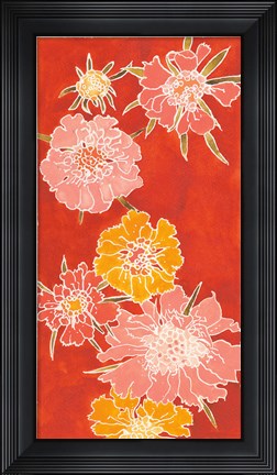 Framed Cloisonne Beauty I Print