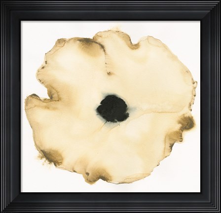 Framed Suede Fleur I Print