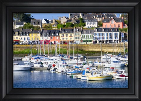 Framed Camaret-Sur-Mer With Marina Print