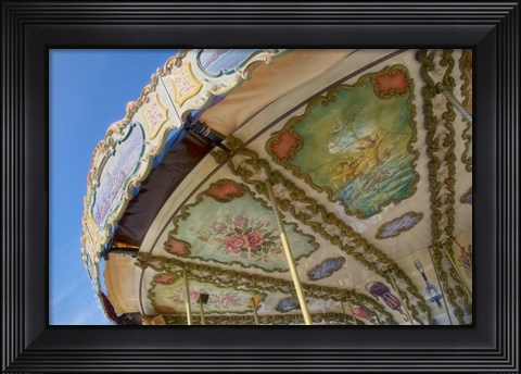 Framed Nautical Carousel Of  Saint-Malo Print