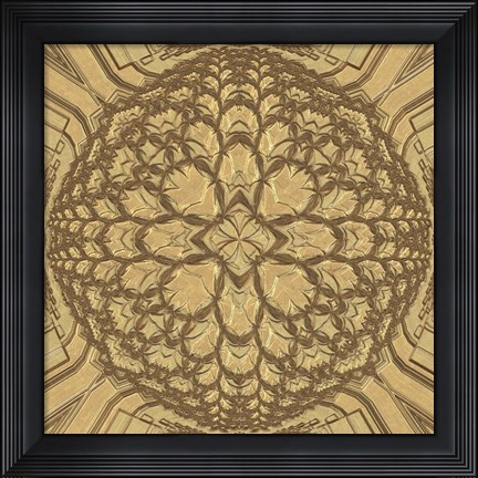Framed Copper Metalwork Print