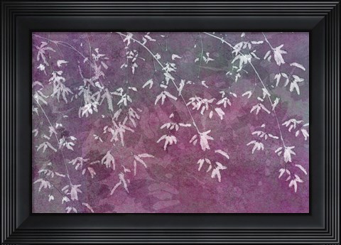 Framed Floral Flurry Violet Print