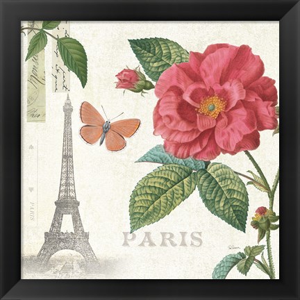 Framed Paris Arbor III Print