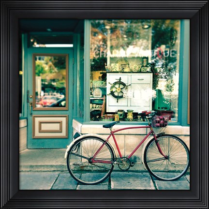 Framed Sunday Morning Bike Print