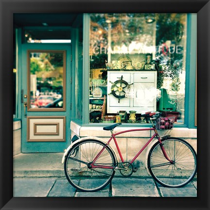 Framed Sunday Morning Bike Print