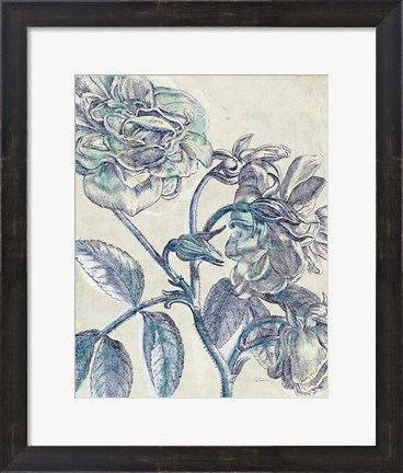 Framed Belle Fleur I Crop Print