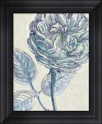 Framed Belle Fleur III Crop Print