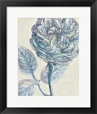 Framed Belle Fleur III Crop Print