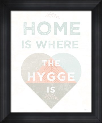 Framed Cozy Hygge I Print