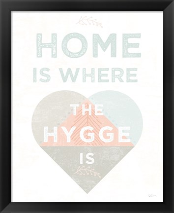 Framed Cozy Hygge I Print