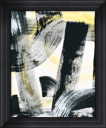 Framed LPs in 33 II Light Yellow Print