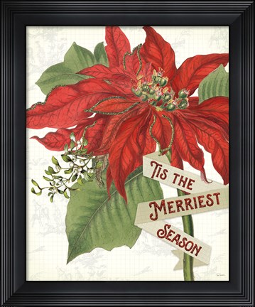 Framed Yuletide V Print
