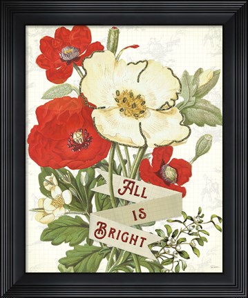 Framed Yuletide III Print