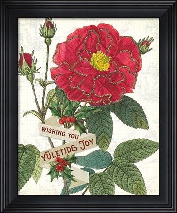 Framed Yuletide IV Print