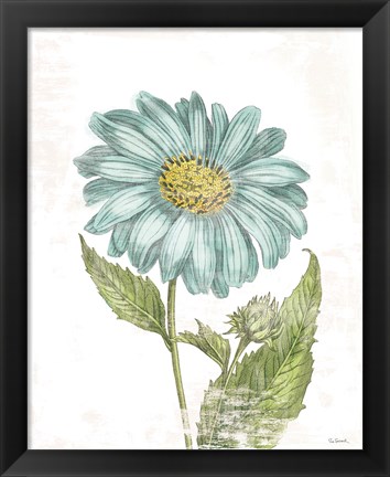 Framed Bloemen Boek II on White Print