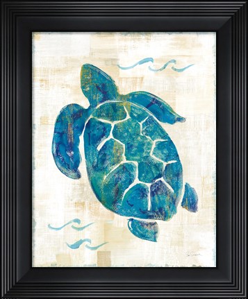Framed On the Waves IV No Script Print