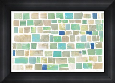 Framed High Windows I Blue Print