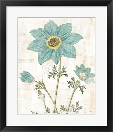 Framed Bloemen Boek III Print