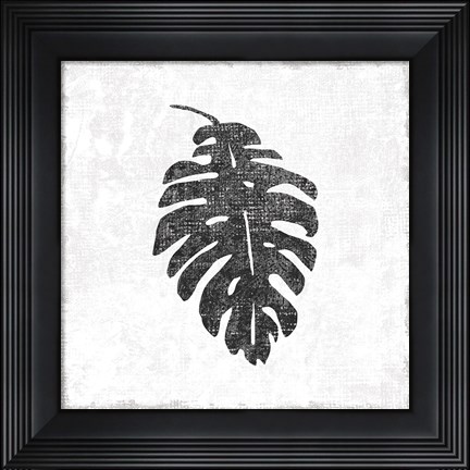 Framed Flamingo Tropicale VII BW Print