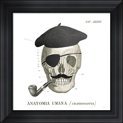 Framed Dandy Bones VI Print
