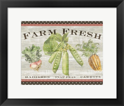 Framed Farm Fresh Print