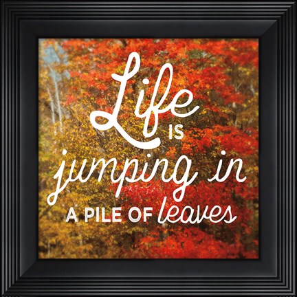 Framed Life is for Jumping Print