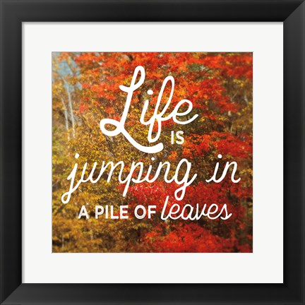 Framed Life is for Jumping Print