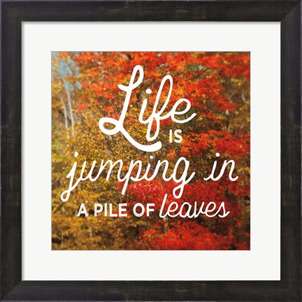 Framed Life is for Jumping Print