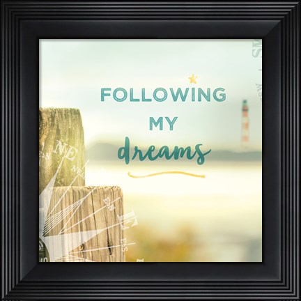 Framed Lighthouse Cove Print