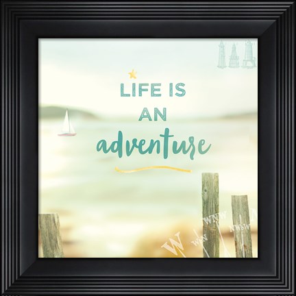 Framed Sailboat Cove Print
