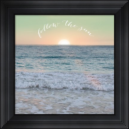 Framed Sunrise Dock Inspiration Print