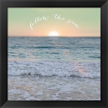 Framed Sunrise Dock Inspiration Print