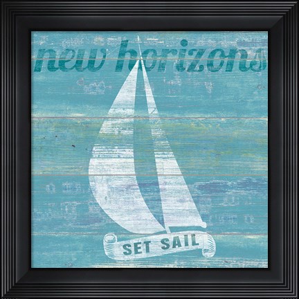 Framed Drift Sailboat Print