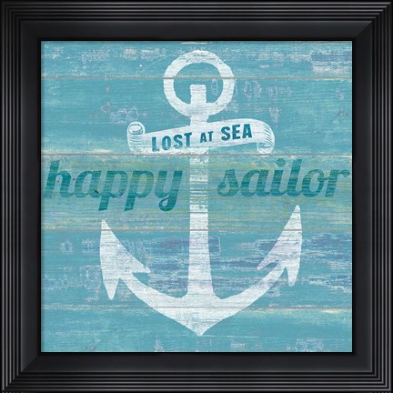 Framed Drift Anchor Print