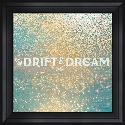 Framed Sparkling Sea III Print