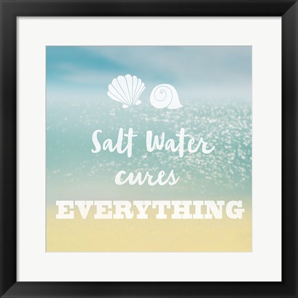 Framed Salt water Cure Print