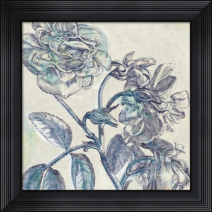 Framed Belle Fleur I Print