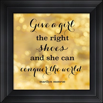 Framed Fashion Quotes IV Print