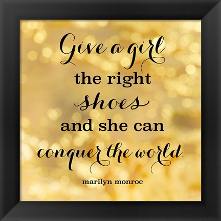 Framed Fashion Quotes IV Print