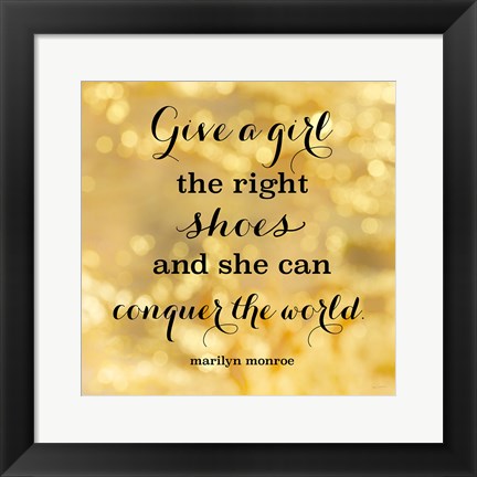 Framed Fashion Quotes IV Print