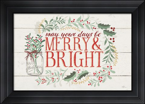 Framed Seasons Greetings I Print