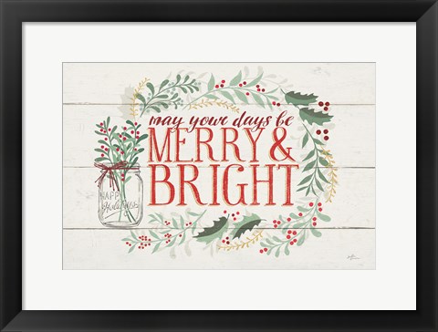 Framed Seasons Greetings I Print