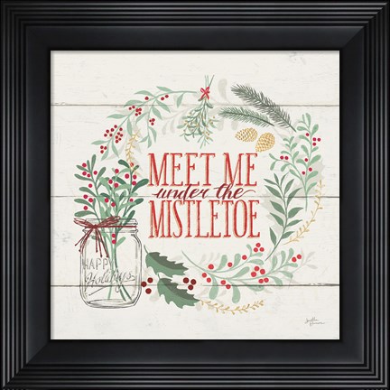 Framed Seasons Greetings V Print